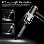 9000PA Cordless Car Vacuum Cleaner – High Suction Handheld Vacuum with 90° Foldable Design & Cleaning Brush for Car, Home & Office